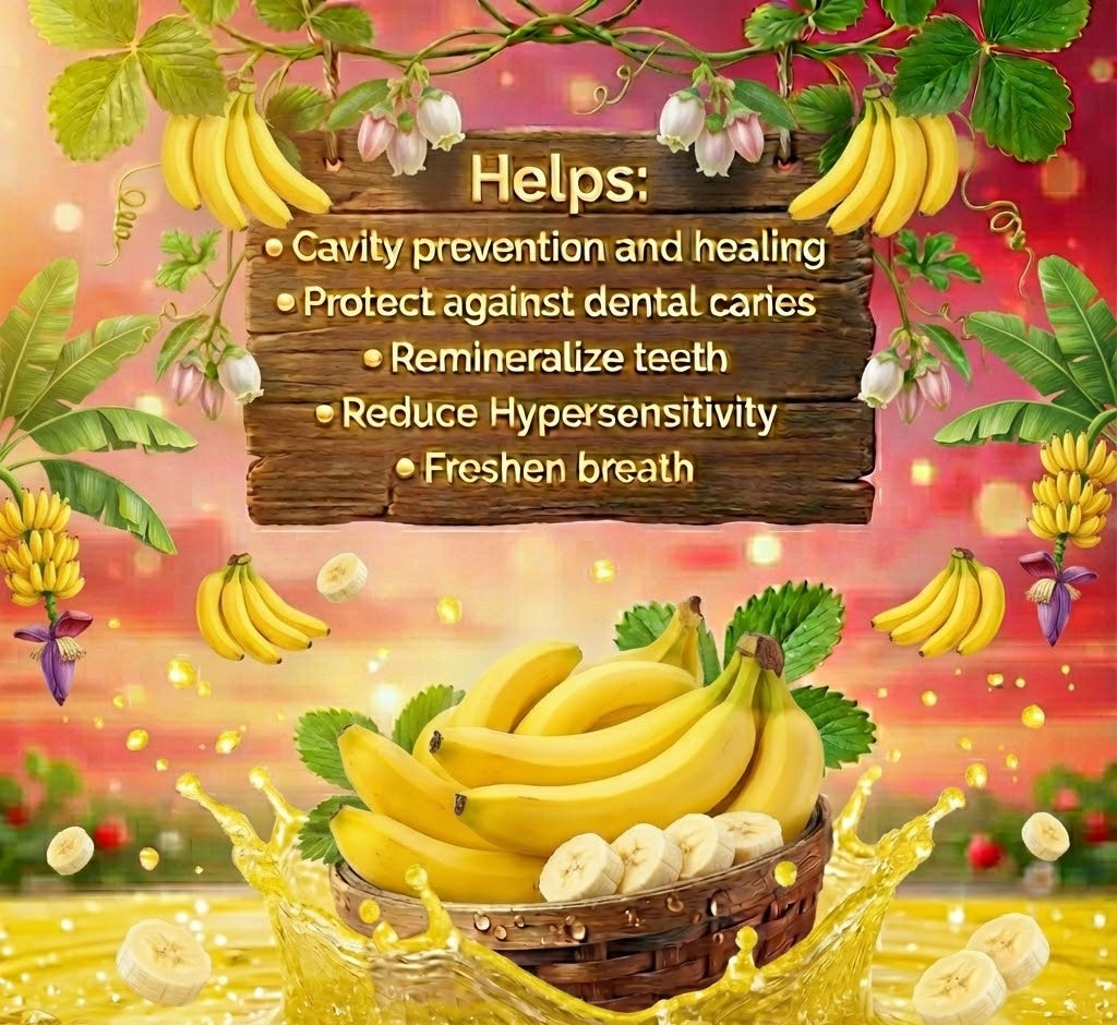 Kidera Kids Toothpaste – Banana Flavor (Fluoride-Free & Safe)