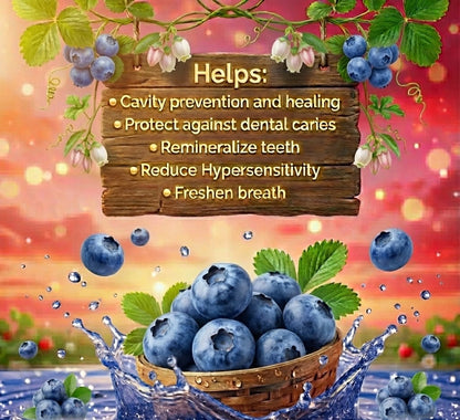 Kidera Kids Toothpaste – Blueberry Flavor (Fluoride-Free & Safe)